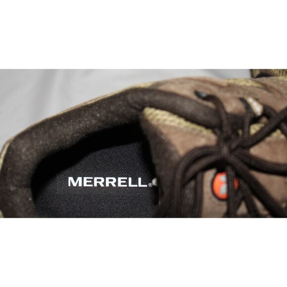 Merrel Women's Moab 3 WP Hiking Boot Kinetic Fit Vibram TAN NIB SZ 12 $160 - Picture 5 of 7